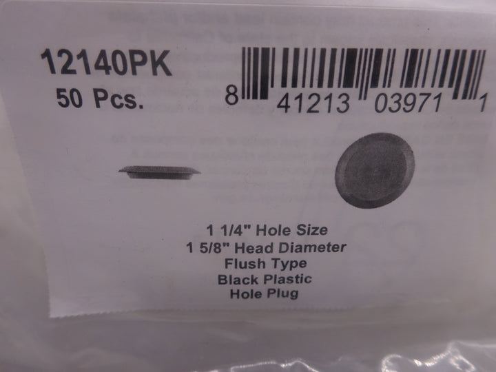 DISCO Automotive Hardware OEM: 12140PK Black Plastic Flush Hole Plug 1 1/4" Hole Size 1 5/8" Hd OD 0 CLIPS RIVETS FREE SHIP PLASTIC SCREWS BULBS RETAINERS PUSH 12140PK Black Plastic Flush Hole Plug 1 1/4" Hole Size 1 5/8" Hd OD KING SERIES TRUCKS PARTS ACCESSORIES 6 DOOR PICKUPS 6 DOOR PICKUP 6 DOOR TRUCK 6 DOOR TRUCKS