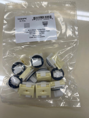 DISCO Automotive Hardware Ford OEM: N807189-S100 10384PK White Nyl Cowl Vent Grommets 4.2mm Screw 10mm x 14mm Hole 0 CLIPS RIVETS FREE SHIP PLASTIC SCREWS BULBS RETAINERS PUSH 10384PK White Nyl Cowl Vent Grommets 4.2mm Screw 10mm x 14mm Hole KING SERIES TRUCKS PARTS ACCESSORIES 6 DOOR PICKUPS 6 DOOR PICKUP 6 DOOR TRUCK 6 DOOR TRUCKS