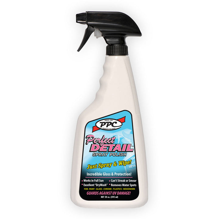 PERFECT DETAIL Spray Polish, King Series Trucks Parts Accessories, surfaces stay cleaner longer, works on glass plastic furniture