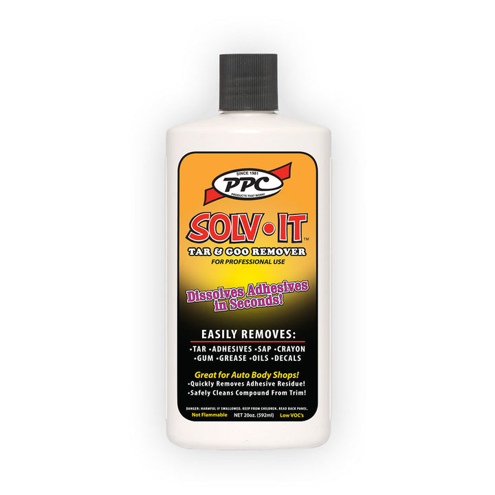 SOLV-IT Tar & Goo Remover 16 oz, King Series Trucks Parts Accessories, Removes compounds, residue, marks from door panels