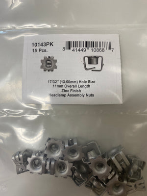 DISCO Automotive Hardware G.M. OEM: 11570015 10143PK Zinc Headlamp Assembly Nuts 13.5mm Hole 11mm O.A. Length 5 CLIPS RIVETS FREE SHIP PLASTIC SCREWS BULBS RETAINERS PUSH 10143PK Zinc Headlamp Assembly Nuts 13.5mm Hole 11mm O.A. Length KING SERIES TRUCKS PARTS ACCESSORIES 6 DOOR PICKUPS 6 DOOR PICKUP 6 DOOR TRUCK 6 DOOR TRUCKS