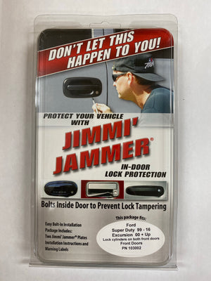 Jimmi' Jammer In-door Lock Protection - Set for Rear Doors