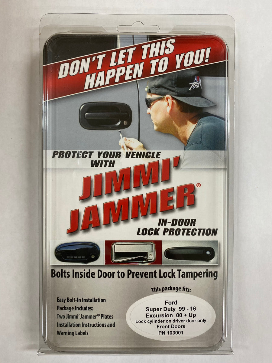 Jimmi' Jammer In-door Lock Protection - Set for Front Doors